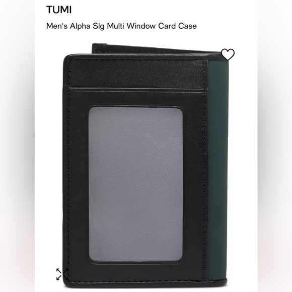 Brand new Men’s Tumi Multi window card case - Picture 3 of 7